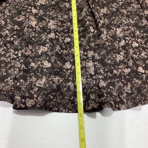 LuLaRoe Madison Skirt Brown Floral L NWT - Picture 10 of 13